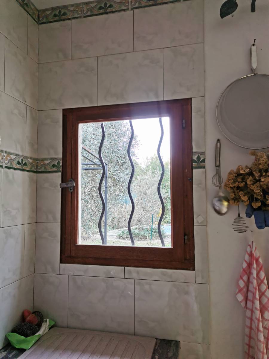 Châssis en bois à remplacer