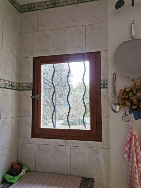 Châssis en bois à remplacer